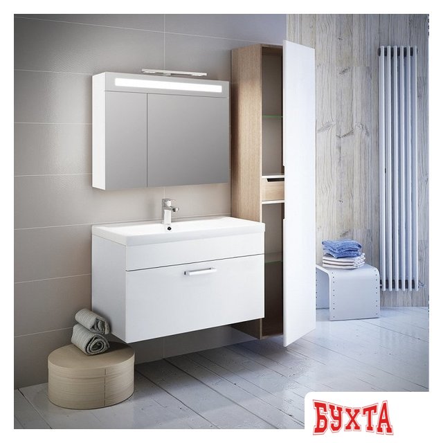 Мебель для ванных комнат IDDIS Шкаф с зеркалом Mirro NMIR802i99