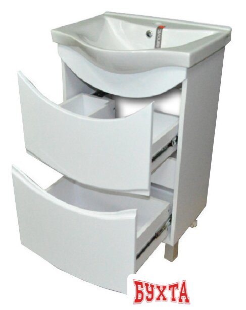Мебель для ванных комнат Гамма Тумба с умывальником 23оФ5/1-У55 Альбатрос-10055