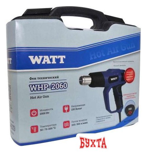 Промышленный фен WATT WHP-2060 7.020.006.00