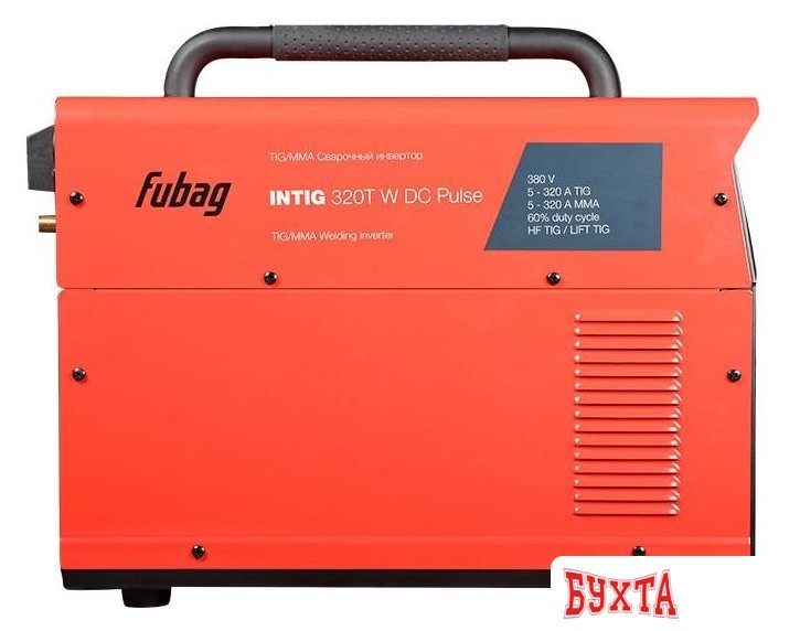 Сварочный инвертор Fubag INTIG 320 T W DC PULSE 31453.1 (с горелкой)