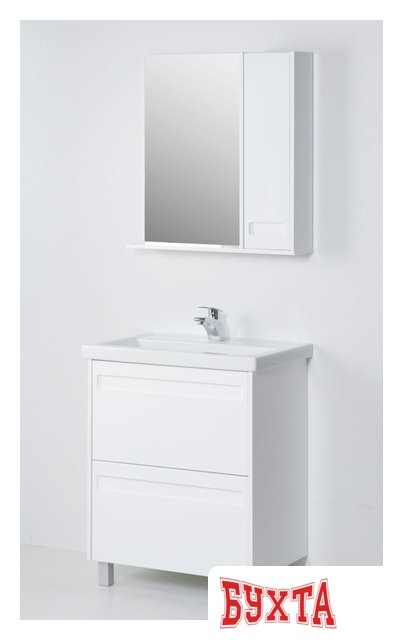 Мебель для ванных комнат АВН Шкаф с зеркалом Турин 70 [64.22]