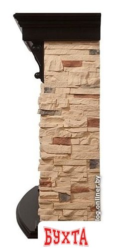 Портал Firelight Torre 25S (камень сланец натуральный/шпон венге)