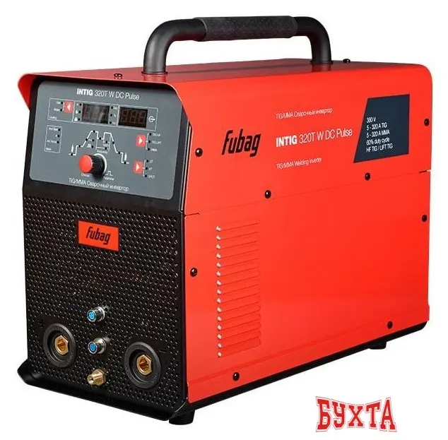 Сварочный инвертор Fubag INTIG 320 T W DC PULSE 31453.1 (с горелкой)