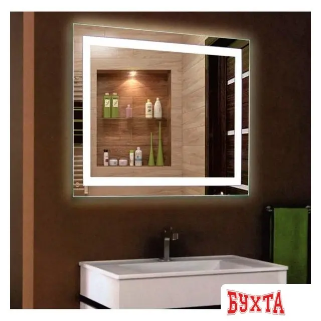Мебель для ванных комнат Tivoli Зеркало Торрес Люкс 80х60 458057