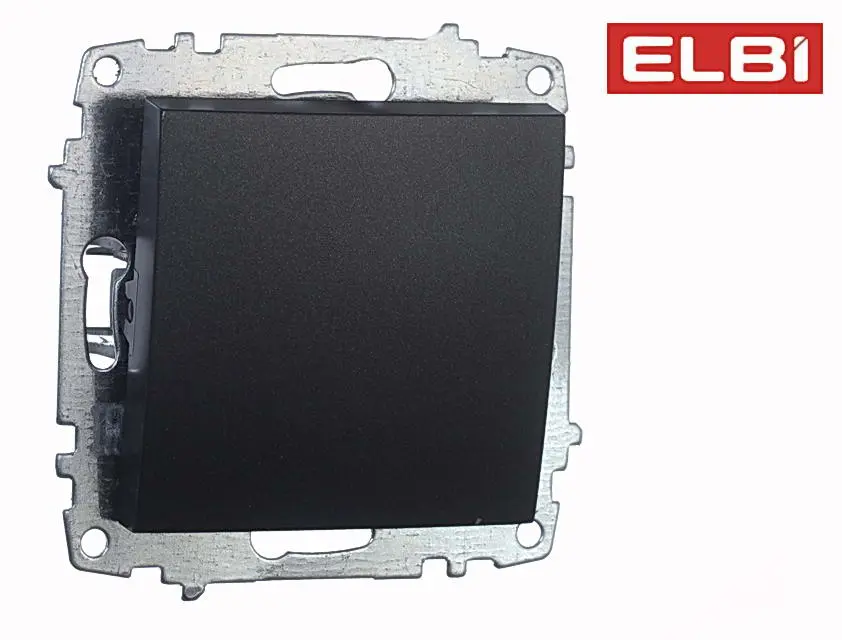 EL-BI,Zena-Vega,выключатель 1-кл,дымчатый,механизм, 609-011100-200 , пр-во:Турция