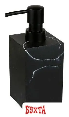 Дозатор для жидкого мыла Perfecto Linea Marble 35-000011 (черный)