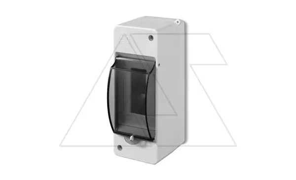 Коробка электротехническая для пломбировки MINI S-2, 2М, без клемм, дымчатая дверца, 141х53х66mm, IP30 /Казахстан/; Арт: 2302-01;