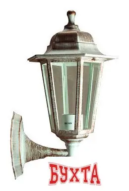 Уличный настенный светильник Элект Леда 1 НБУ 06-60-001 (белый/медный/прозрачное стекло)